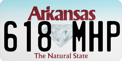 AR license plate 618MHP