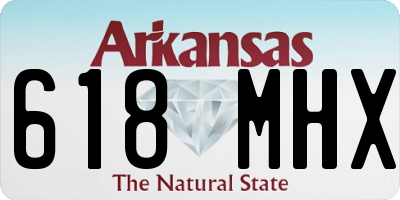 AR license plate 618MHX