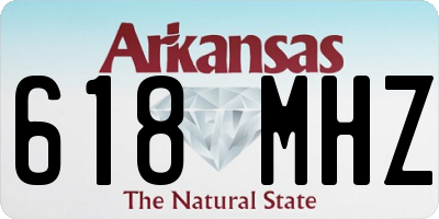 AR license plate 618MHZ
