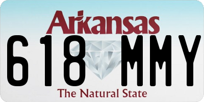 AR license plate 618MMY