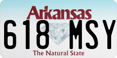 AR license plate 618MSY