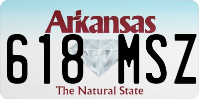 AR license plate 618MSZ