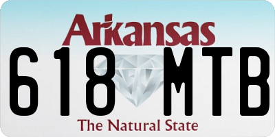 AR license plate 618MTB
