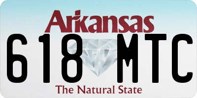 AR license plate 618MTC