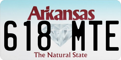 AR license plate 618MTE