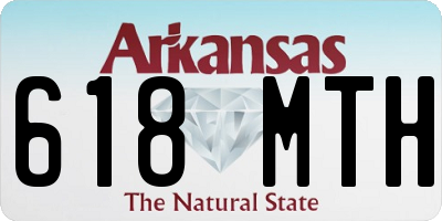 AR license plate 618MTH