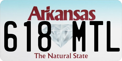 AR license plate 618MTL