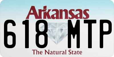 AR license plate 618MTP