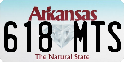 AR license plate 618MTS