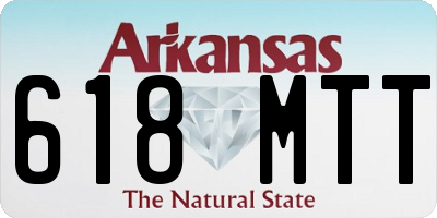 AR license plate 618MTT