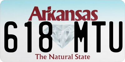 AR license plate 618MTU