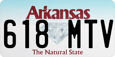 AR license plate 618MTV