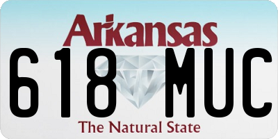 AR license plate 618MUC