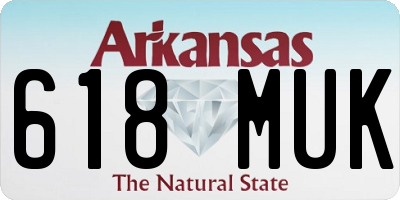 AR license plate 618MUK