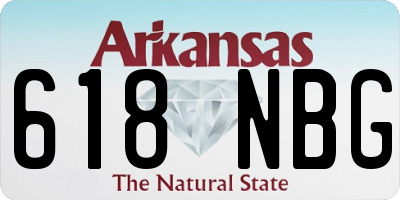 AR license plate 618NBG