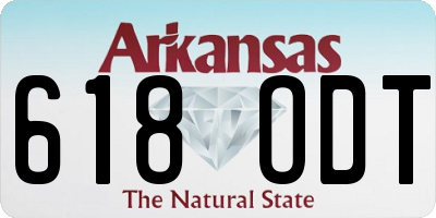 AR license plate 618ODT