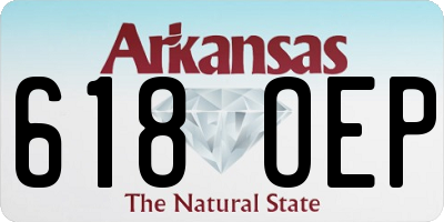 AR license plate 618OEP