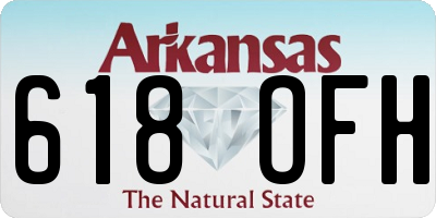 AR license plate 618OFH