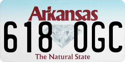 AR license plate 618OGC
