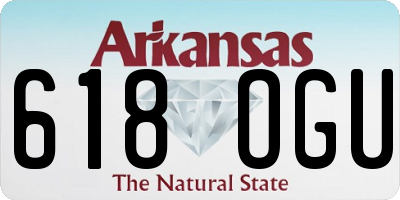 AR license plate 618OGU