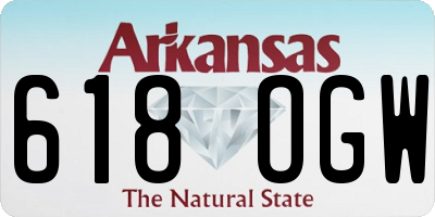 AR license plate 618OGW