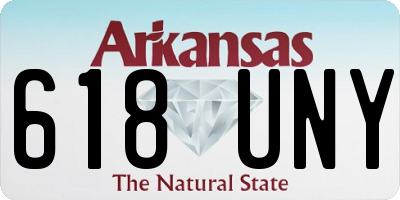 AR license plate 618UNY