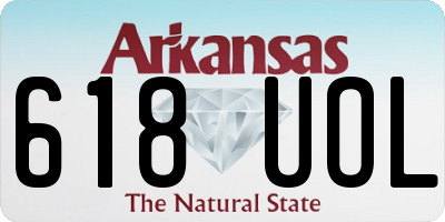 AR license plate 618UOL