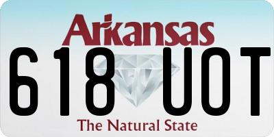 AR license plate 618UOT
