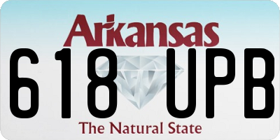 AR license plate 618UPB