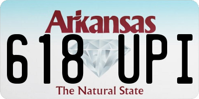 AR license plate 618UPI