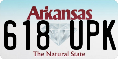 AR license plate 618UPK