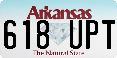 AR license plate 618UPT