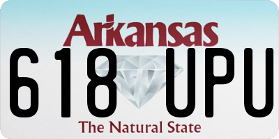 AR license plate 618UPU