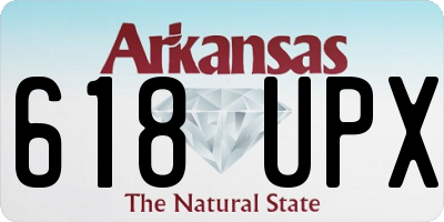 AR license plate 618UPX