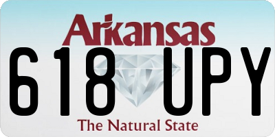 AR license plate 618UPY