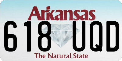 AR license plate 618UQD