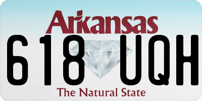 AR license plate 618UQH
