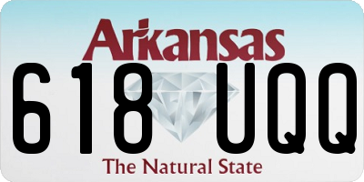 AR license plate 618UQQ
