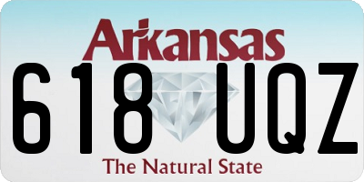 AR license plate 618UQZ