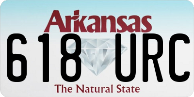 AR license plate 618URC
