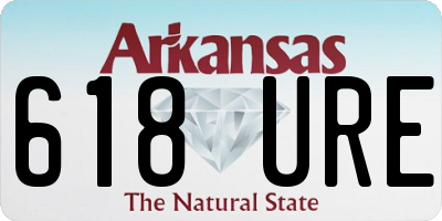 AR license plate 618URE