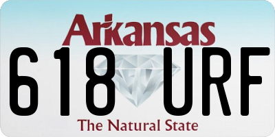 AR license plate 618URF