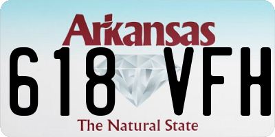 AR license plate 618VFH