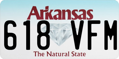 AR license plate 618VFM
