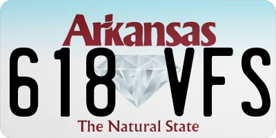 AR license plate 618VFS