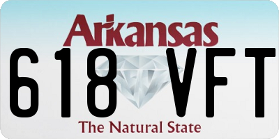 AR license plate 618VFT