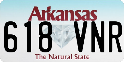 AR license plate 618VNR