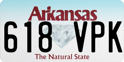 AR license plate 618VPK