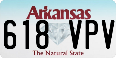 AR license plate 618VPV