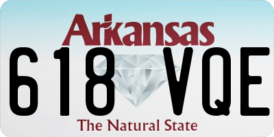 AR license plate 618VQE